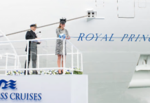 Duchess Kate Formally Names the New Royal Princess Cruise Ship