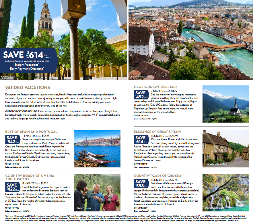 Insight Vacations....the Art of Touring in Style