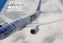 Star Wars Cast Travels on an R2-D2 Plane to London Star Wars Cast Travels on an R2-D2 Plane to London