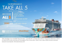 NCL Cruise Deal – NCL 5 Free at Sea Offers Starts Tomorrow NCL Take 5