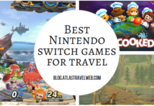 Playing Nintendo Switch on an Airplane Best Nintendo Switch Games For Travel - AtlasTravelweb.com
