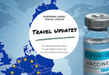 EU recommends restrictions on travelers from the U.S.